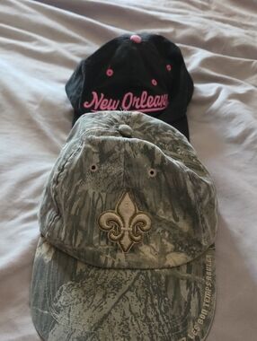 2 New Orleans His & Hers Baseball Caps-